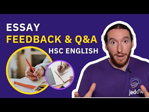 Live HSC English Essay Feedback