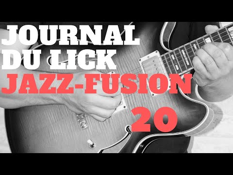 Journal du Lick Jazz-fusion 20/in the style of Frank Gambale (Amin7)