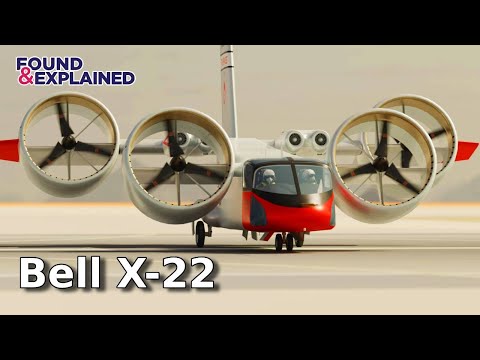 VTOL Power - The Incredible Bell X-22 VTOL Plane