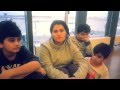Видео-обращение сирийской семьи из аэропорта Шереметьево 