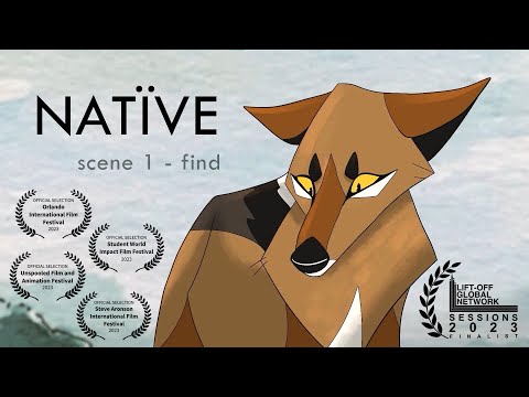 "NATÏVE" animated 2D short | Scene 1 "find"