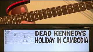 Dead Kennedys Holiday In Cambodia Guitar Chords Lesson & Tab Tutorial
