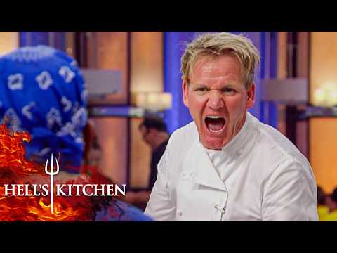 Chef Ramsay's FURIOUS as Chef Lies About Using Pre-Cooked Salmon | Hell's Kitchen