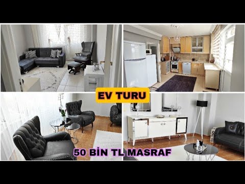 EV TURU🏠 ŞÜKÜR BİTTİ🏠50 BİN TL YENİLENEN EV 🏡