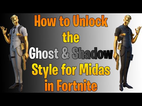How to Unlock the Ghost / Shadow Style for Midas in Fortnite!
