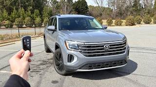2026 Volkswagen Atlas SE: Start Up, Test Drive, Walkaround, POV and Review
