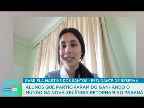 Aluna de Reserva que participa de intercâmbio na Nova Zelândia, é a entrevistada do Paraná em Pauta