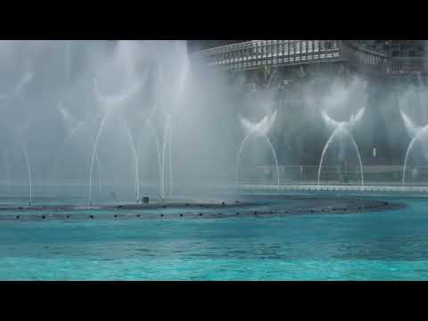 The Dubai Fountain Nozzle Close-Up