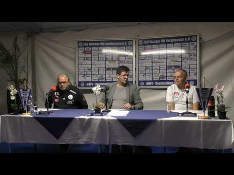 Pressekonferenz nach dem Spiel des FSV Wacker 90 Nordhausen gegen FSV Optik Rathenow
