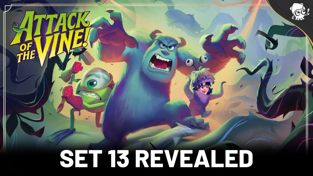 ATTACK OF THE VINE! Disney Lorcana Set Reveal Season! Monsters Inc, Up, Turning Red and More!