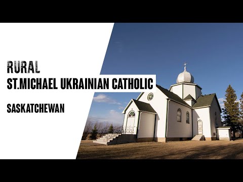 Visiting St. Michael Ukrainian Catholic church near Wishart, Saskatchewan | Rural Church