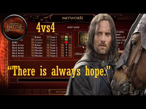 BFME 1 2.22 – Mausser, Boki & Wanted (Army of Good) vs Mordor (Evil Army) | Nanuduhirion