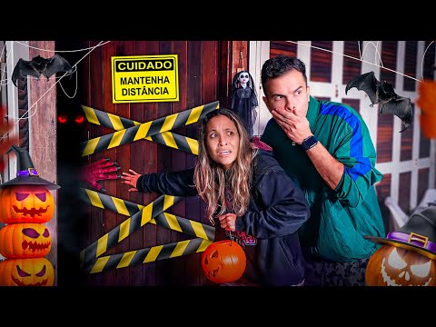 FOMOS PARA UMA CASA ASSOMBRADA E COISAS BIZARRAS ACONTECERAM!  ESPECIAL HALLOWEEN! VÍDEO DE 1 HORA!