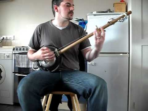 Seasick Steve (Davey Style) DIY Hub cap 3 String Guitar