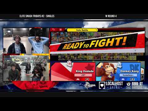 Elite Smash Friday #2 - Skogus (King Dedede) Vs. IU|Smirk (Donkey Kong) - WR4