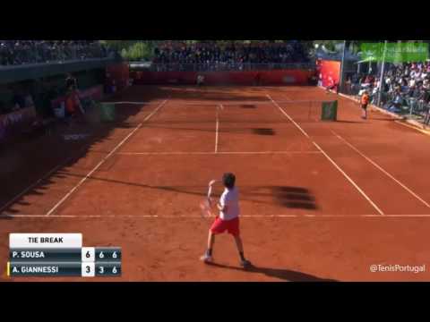 Match Point da vitória de Pedro Sousa na final do Challenger de FrancaVilla