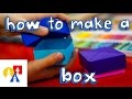 How To Fold An Origami Box With Lid