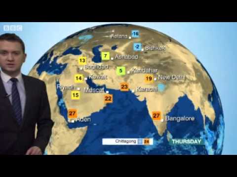 Today BBC Weather report