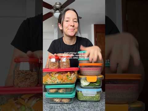 high protein & fiber meal prep recipes for you!!