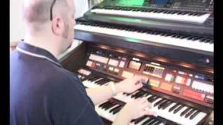 Bernd Wurzenrainer an der Technics F 3 Orgel - Teil 1
