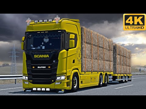 4K | ETS2 1.45 | Promods | Scania S580 V8 | Córdoba 🇪🇸 󠁧󠁢󠁳󠁣 - Algeciras 🇪🇸