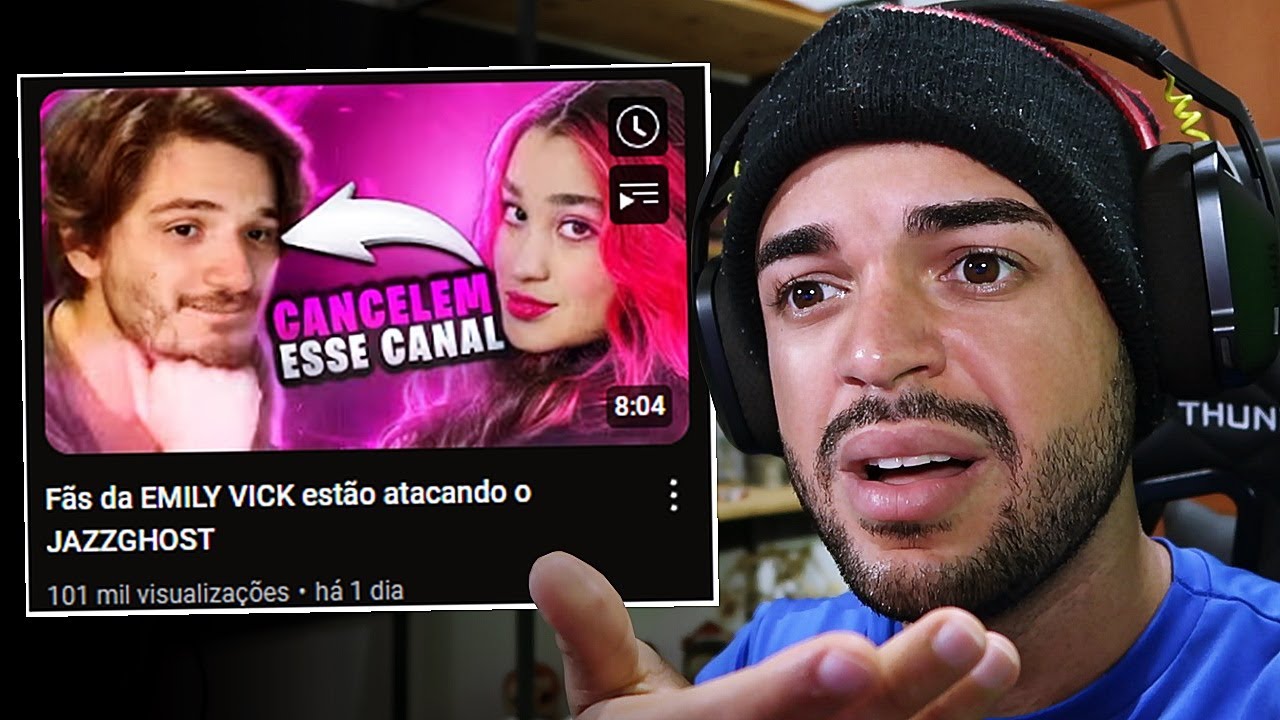 Fãs da EMILY VICK estão atacando o JAZZGHOST | Wilton Reage