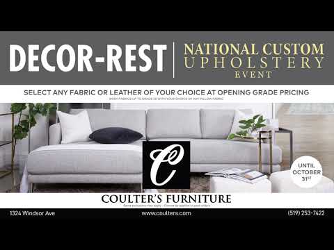 Decor-Rest Custom Upholstery Sale - Coulter's Furniture