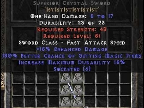 Diablo 2: The Best magic finding gear options for Sorceress!