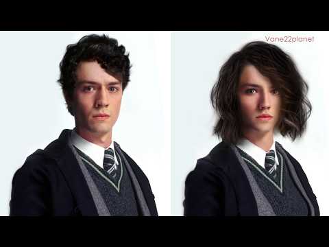 ⚡Photoshop Extreme Makeover - If Tom Riddle / Voldemort was a girl? | boy to girl | Harry Potter
