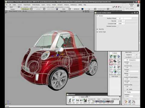 Autodesk Alias Surface 2010 Dynamic Section Tool