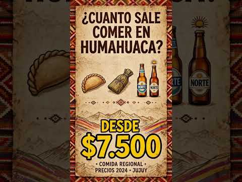 COMER en HUMAHUACA por $7500? Precios reales 2026 #shorts