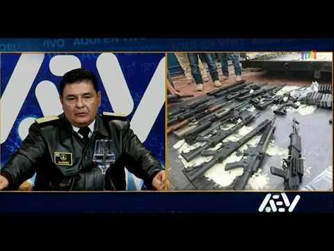 Exclusivo: Comandante de la Armada informa sobre el robo y recuperación de armamento en Chua Cocani