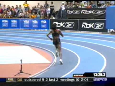 Tirunish Dibaba WR 5k at BIG 2007