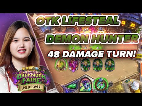 OTK LIFESTEAL DEMON HUNTER - Hearthstone Madness at the Darkmoon Faire Mini-Set