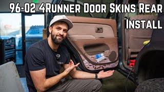 96-02 4Runner Door Skin Rear Install | Taco Vinyl