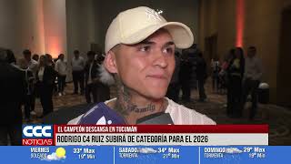 EL CAMPEÓN DESCANSA EN TUCUMÁN