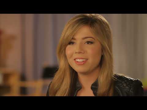 Sony promo still: the iCarly cast in a studio for the iSoundtrack II track-by-track video