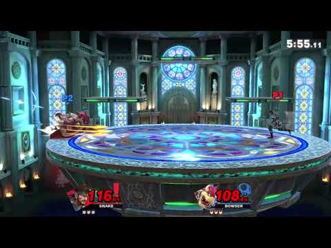Smash Ultimate - Snake v. Bowser (elite)