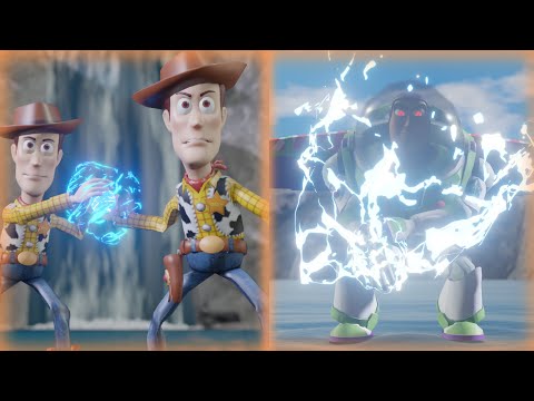Naruto vs. Sasuke but it's Woody and Buzz Lightyear from Toy Story
