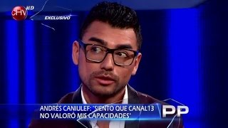 Andrés Caniulef contó las verdaderas razones de su salida de Canal 13 - PRIMER PLANO