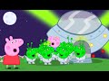 George Pig Gets TAKEN By 1000 Aliens Peppa Pig Halloween Tales Full Episodes Kids Cartoons