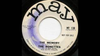 The Ronettes - Good Girls / The Memory  1963 May ‎– MY138