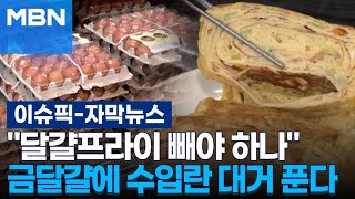 [자막뉴스] ＂달걀프라이 빼야 하나＂…금달걀에 수입란 대거 푼다 | 이슈픽
