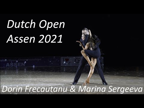Dorin Frecautanu & Marina Sergeeva. Show Rumba. Dutch Open. Assen 2021