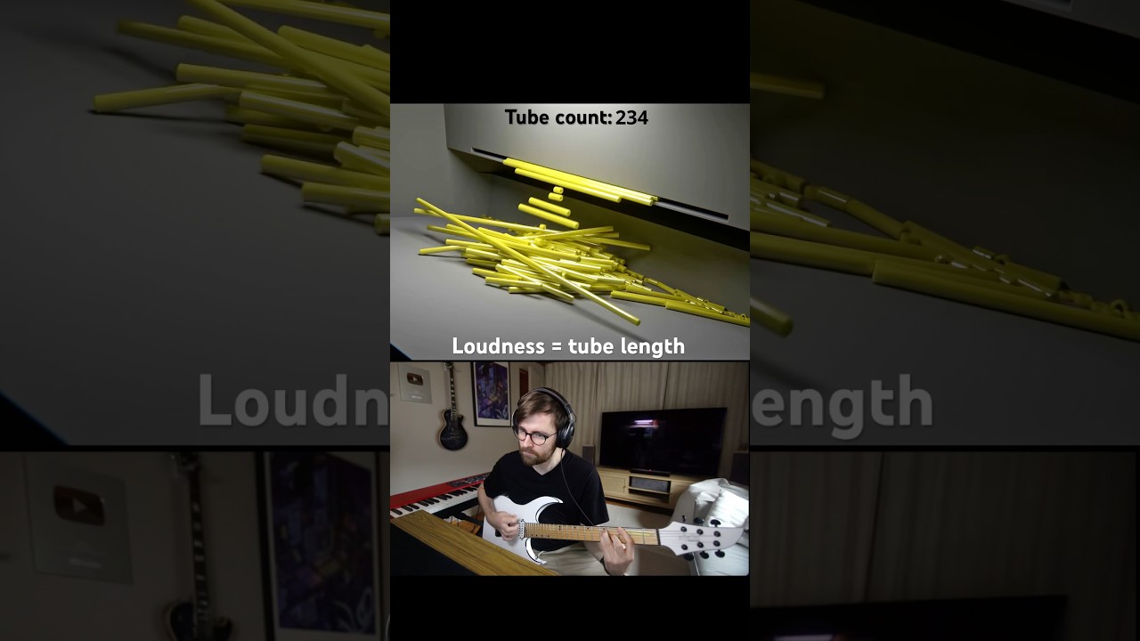 Audio visualizer simulation experiment #b3d