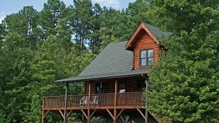 preview picture of video 'Nebo NC Real Estate: Log Home in Lake Community - 599 Shoal Creek Road, Nebo NC'