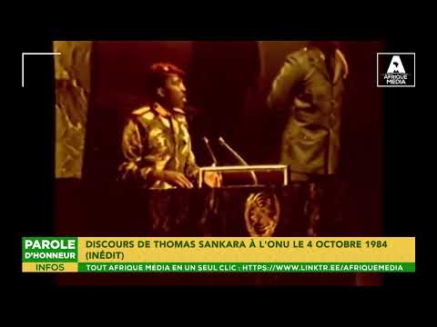 DISCOURS DE THOMAS SANKARA À L'ONU LE 4 OCTOBRE 1984 ( INÉDIT )
