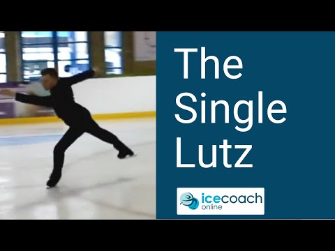 Key Figure Skating Jump Technique! The Single Lutz!