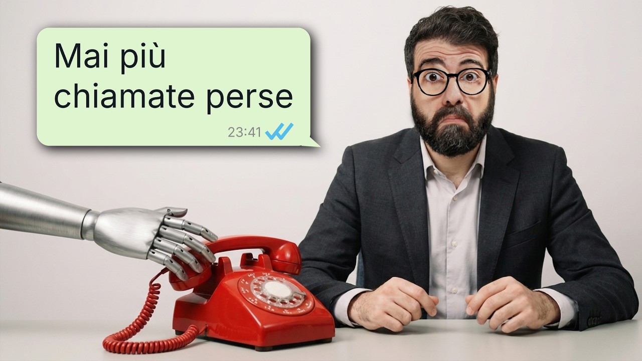 CREARE un AGENTE VOCALE AI che RISPONDE AL TELEFONO 📞 24 ORE SU 24