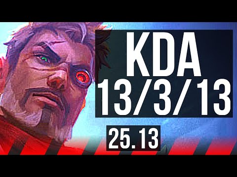 JAYCE vs KENNEN (TOP) | Dominating | EUW Challenger | 25.13